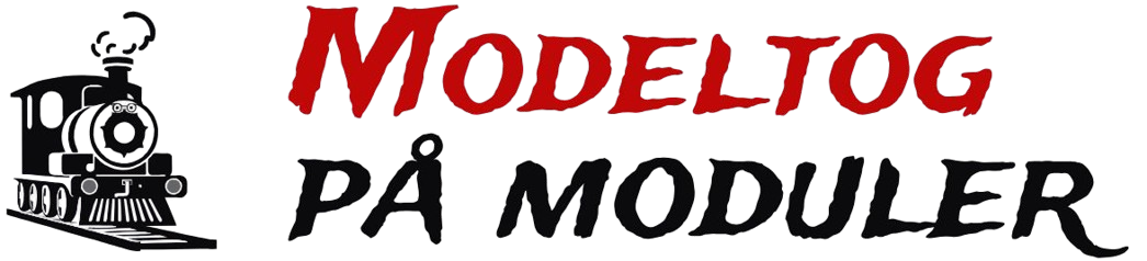 Modeltog på moduler.
